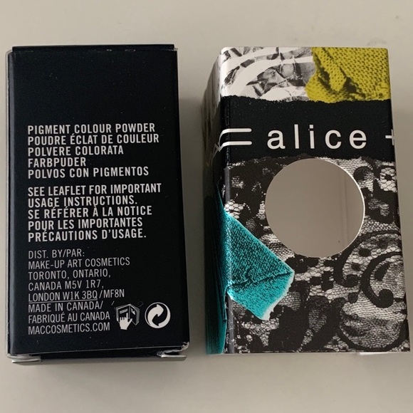 M.A.C Pigment 3g Sample Jar Alice+ Olivia Limited Edition”Later” RARE - Picture 4 of 5